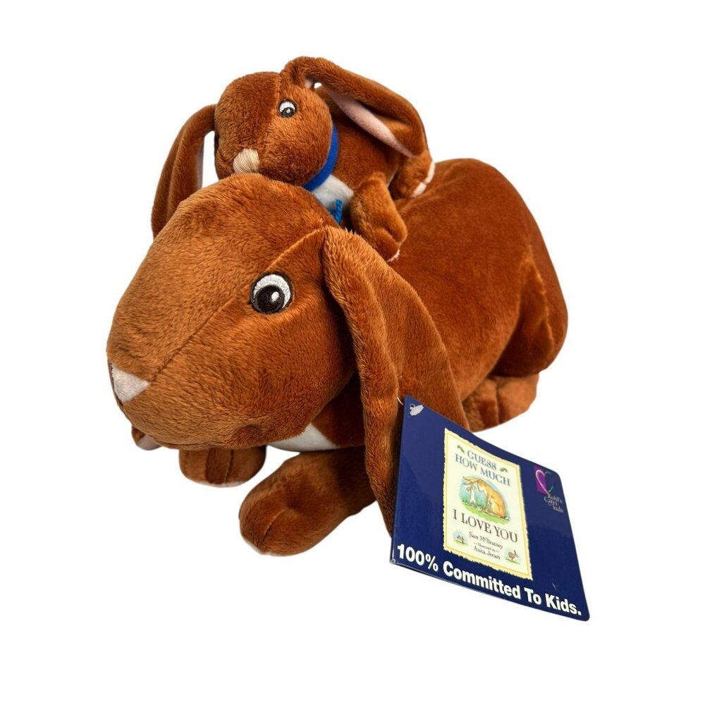 Guess How Much I Love You by Kohls Cares Mommy and Baby Bunny Plush 11 in